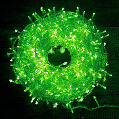 Luz Led Lineal 50 Metros 500 Led Verde Luces Navidad 1514