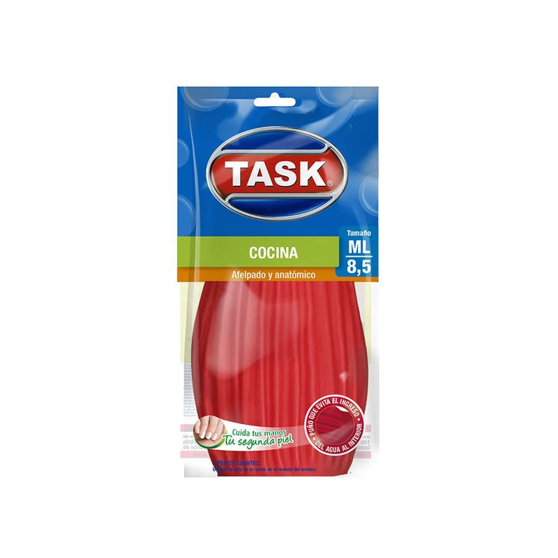 GUANTE DE COCINA TASK ROJO TALLA M