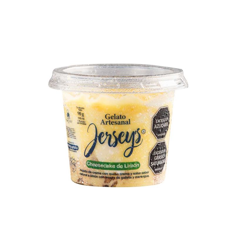 HELADO JERSEYS  90G CHEESECAKE LIMON