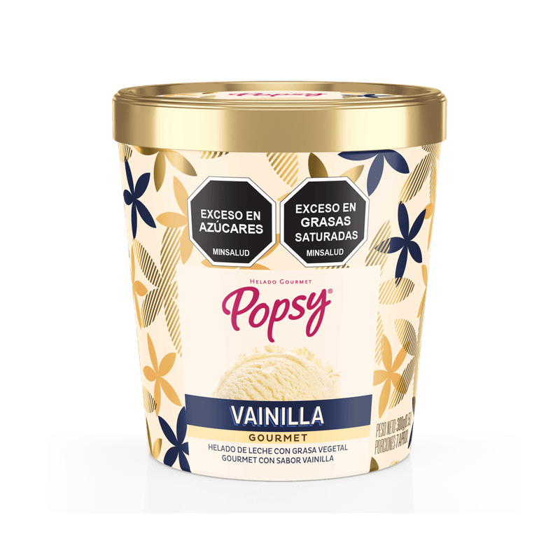 HELADO POPSY 300G VAINILLA GOURMET