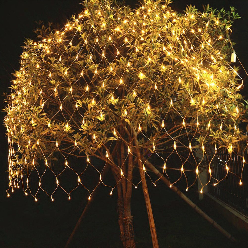 Luces Malla LED 100 Luces 1x1 Metros Luz Navidad RF 100TC