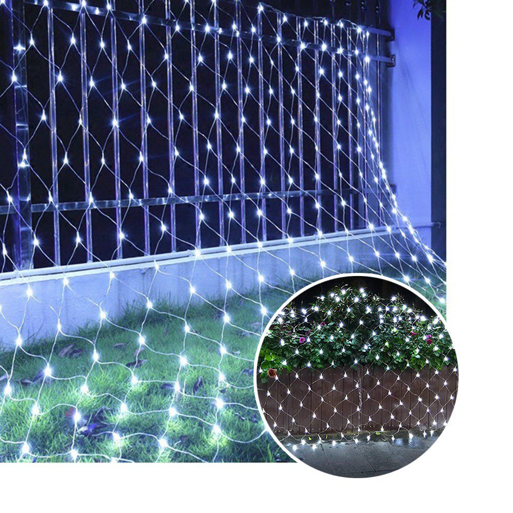 Luces Malla LED 100 Luces 1x1 Metros Luz Navidad RF 100TC