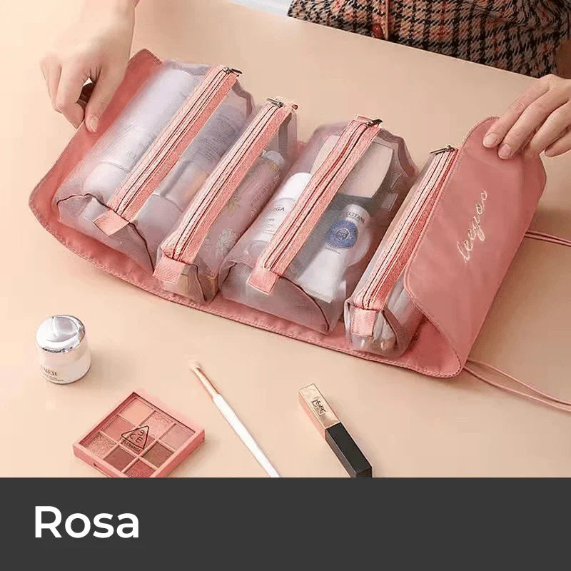 DeluxGlam™ - Bolso de maquillaje 4 en 1