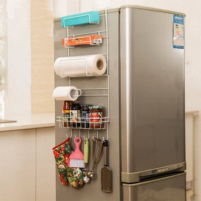 Rack Organizador De Cocina Para Refrigerador Metálico