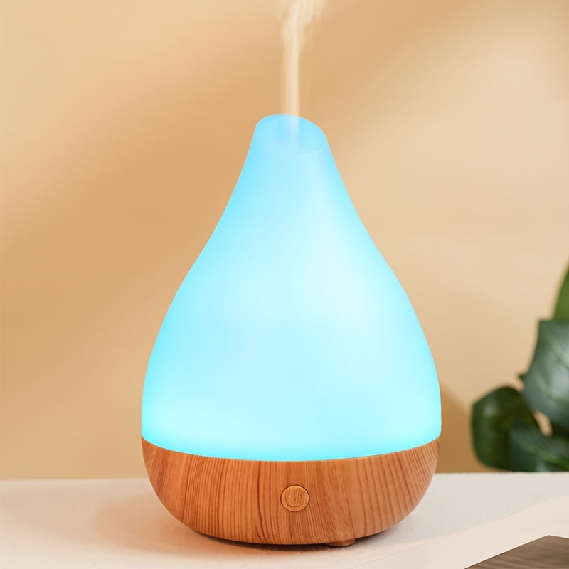 1pc Humidificador de Aire de Madera con Difusor de Aromaterapia - Agrega Aceites Esenciales, Ambientadores, Cierre Automático Sin Agua para una Atmosfera Relajante, Perfecto para Decoración del Hogar, Habitación, Dormitorio, Oficina y Regalos de Viaje