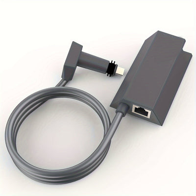 Adaptador Ethernet Starlink para Placa Satelital V2 - Conector Gigabit Ethernet (RJ45) de Alta Velocidad, Conexión Red Estable, Diseño Pasivo Sin Necesidad de Energía para Starlink Gen 2, Internet Cableado, Ingeniería Precisa, Configuración para Hogar u
