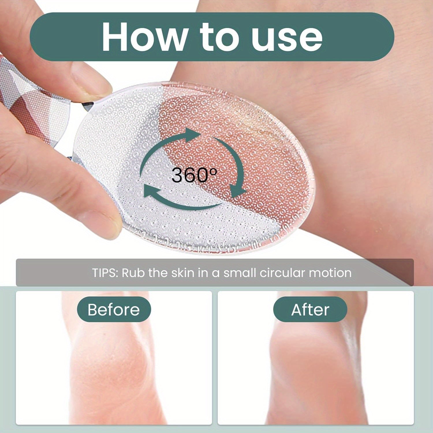 Limpiador de Uñas y Vidrio Nano Doble Cara - Amoladora Manual para Pies y Manos, Sin Necesidad de Energía, Portátil en Color Beige Claro Suave, Herramienta de Pedicura/Manicura de Calidad Profesional, Diseño Higiénico e Irrompible - Regalo Ideal de Navid