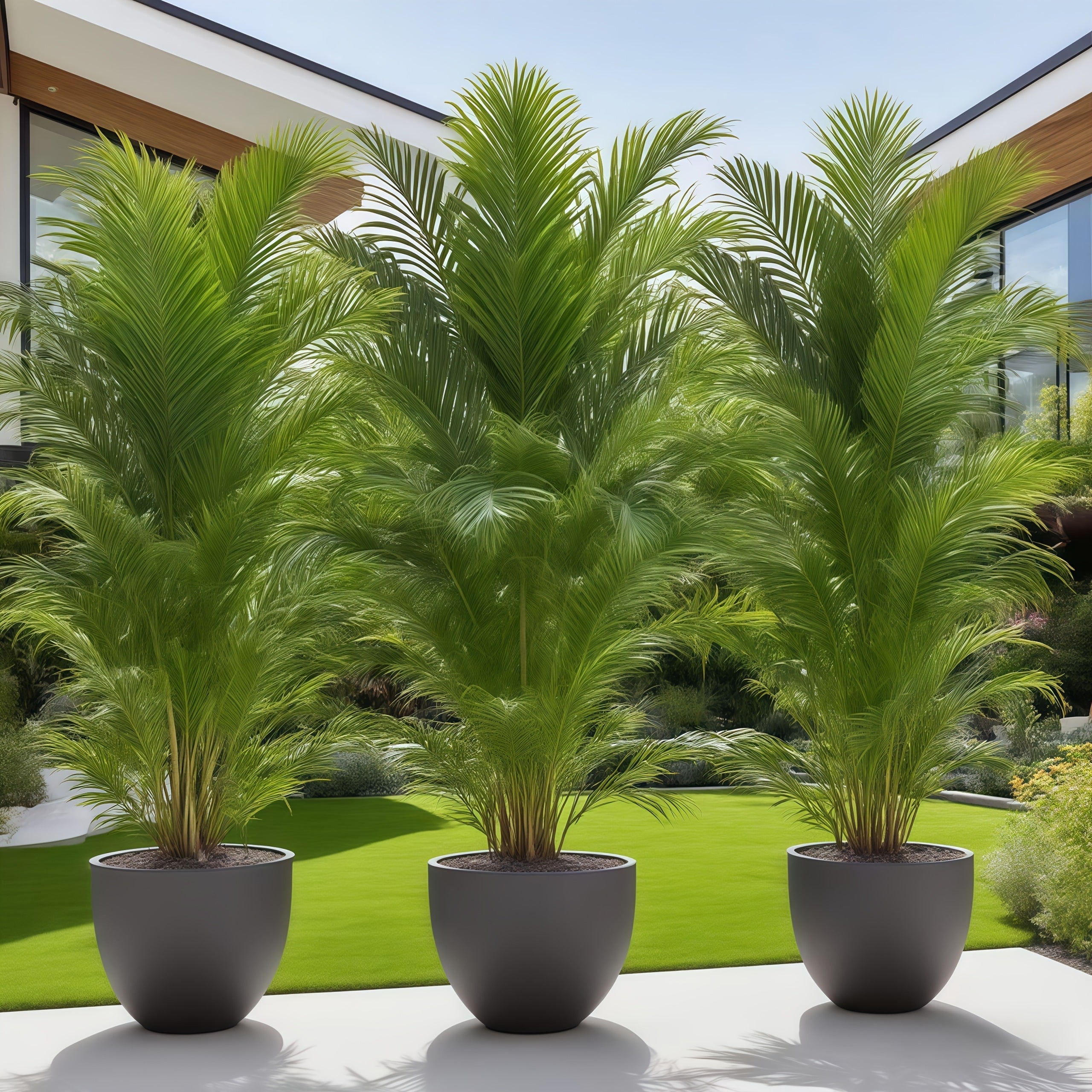 Conjunto de Plantas Artificiales Minimalistas de Alta Gama con Textura Realista en Hojas | Frescura Duradera Sin Mantenimiento | Decoración Elegante Inspirada para Salones, Hoteles y Clubes | Planta Perenne Todo el Año para Interior/Exterior | Calidad Pr