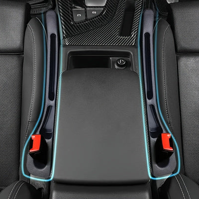 2 piezas de tiras de relleno de huecos de asientos de coche - Solución de almacenamiento a prueba de fugas y caídas para la organización en el interior del coche, organizador de huecos de asientos universal con diseño anti-caída para artículos pequeños,