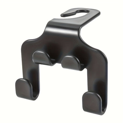 1 pieza, gancho de respaldo de asiento de coche, gancho multifuncional de plástico para estantería de almacenamiento trasero de asiento de coche, accesorios de interior de coche, accesorios de coche