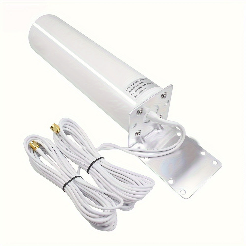 Antena Omni-Direccional 4G LTE para Router Móvil Exterior, Antenas 2X2 MIMO con Alto Ganancia de 28dBi y Cable SMA Macho de 5 Metros