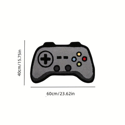Alfombra de juego, diseño de mando de juego, piel sintética, alfombra suave para dormitorio, alfombra para mesa de centro de sala de estar, solo lavado a mano, alfombra de juego 3D, 60,96 x 91,44 cm
