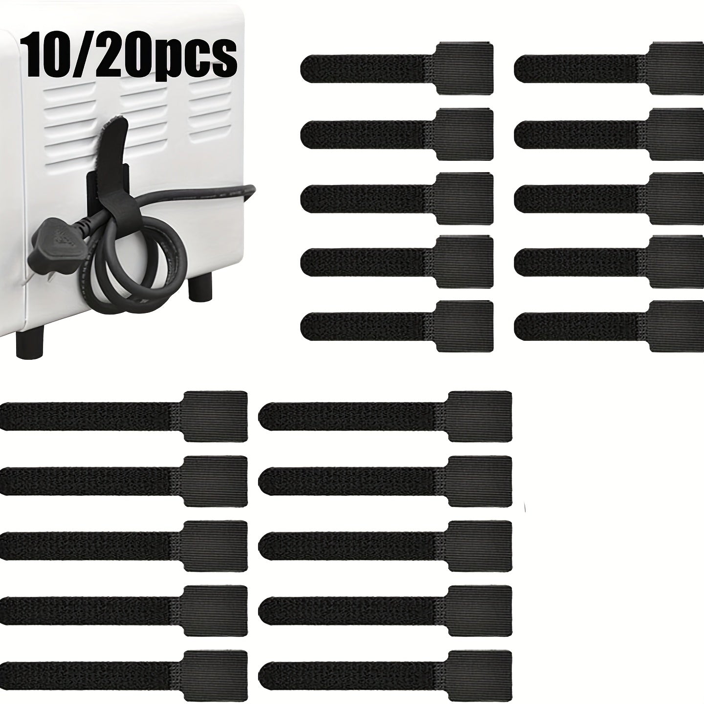 10/20 piezas, organizador de cables de electrodomésticos, organizador de cables de electrodomésticos premium, soporte de cables de licuadora, cafetera, freidora de aire, olla a presión y otros electrodomésticos de cocina.