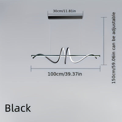 1 pieza de lámpara de techo moderna con espiral LED, ajustable y extraíble para dormitorio, sala de estar, pasillo, enchufada 110V-240V