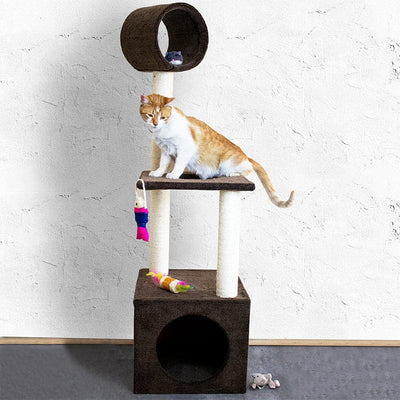 Kit Rascador Para Gatos Traviesos, Gran Marco De Escalada Para Gatos 15342