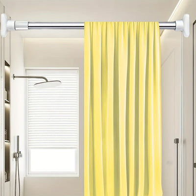 Barra telescópica multifuncional para cortinas de ducha, puertas y armarios - Fácil instalación, marco metálico, accesorio duradero para RV y baño, ideal para estantes, contenedores y almacenamiento, barra para cortinas de ducha, organizador versátil, di