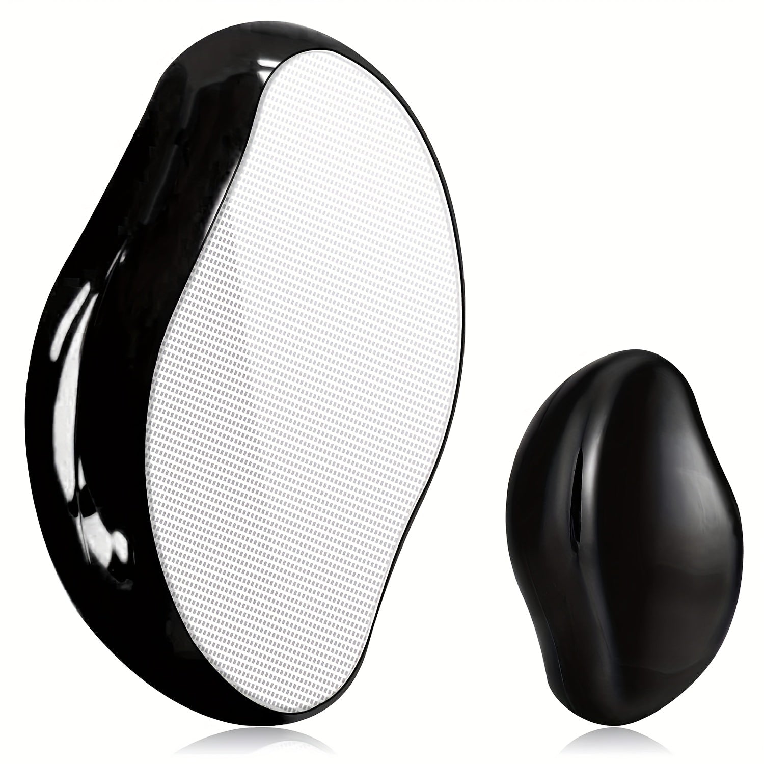 1pc Afeitadora de Vello Corporal Reutilizable - Herramienta Exfoliante Sin Dolor para Espalda, Brazos y Pies - Diseño Ergonómico en Vidrio, No Necesita Electricidad, Opciones Multicolor para Hombres y Mujeres, Recortador de Pelos del Cuerpo, Diseño Compa