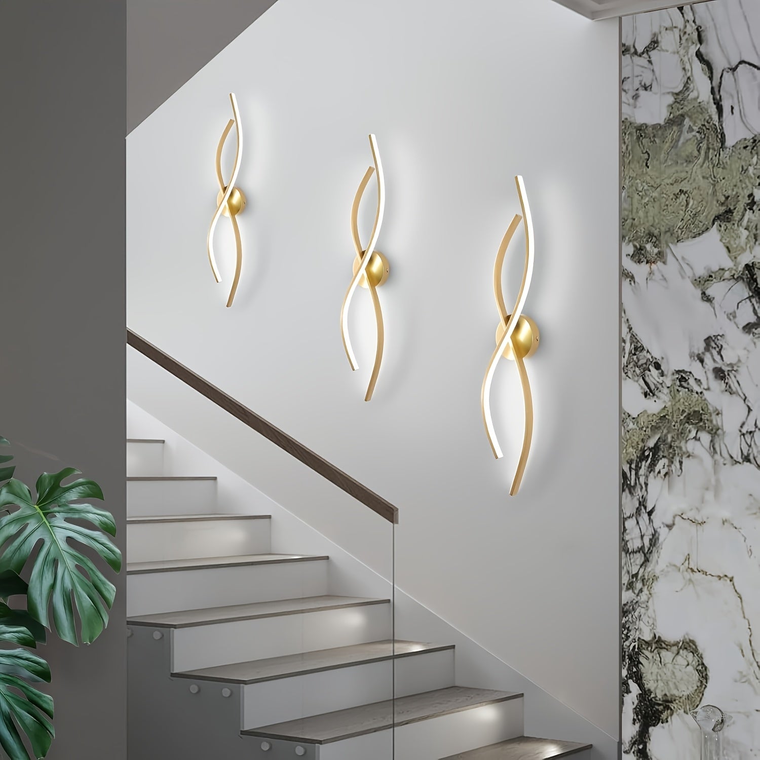 1 Luz de pared LED minimalista para comedor, iluminación de tocador de baño, isla de cocina, lámpara de pared larga, perfecta para restaurantes, cafeterías, 3 brillo ajustable, sala de estar, luces de pared semi-retráctiles para dormitorio