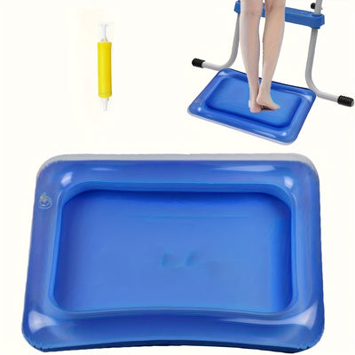 1/2 piezas, baño de pies inflable cuadrado, baño de pies portátil, escalera de entrada al piscina, kit de limpieza de piscina y pedicura