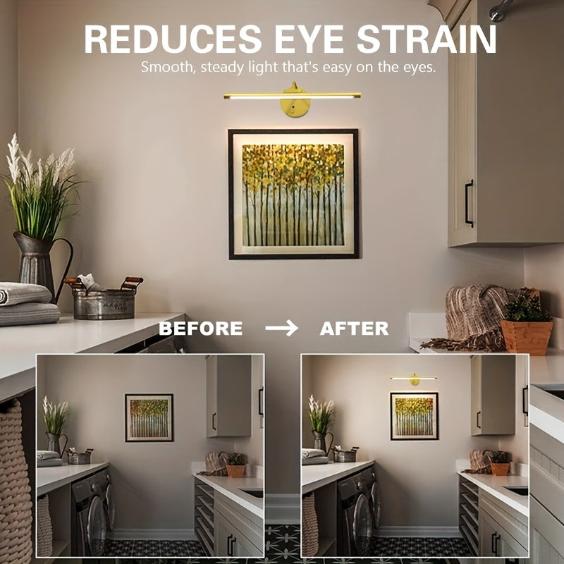 Luz de pantalla inteligente ajustable de 360° con control remoto de 13 botones, ajustable en 3 colores y regulable, luz nocturna de cabecera, lámpara de escritorio LED para iluminación de emergencia en la oficina de café del sótano, 1 pieza.