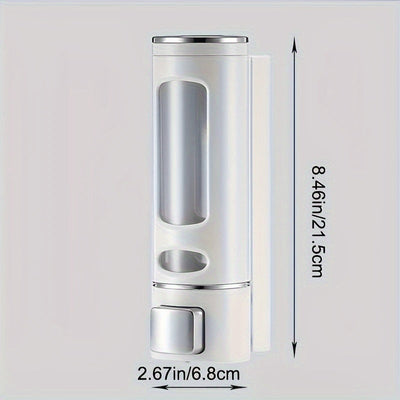 Dispensador de Jabón Manual de 400ml para Montar en Pared - Perfecto para Cocina, Baño y Sala de Estar