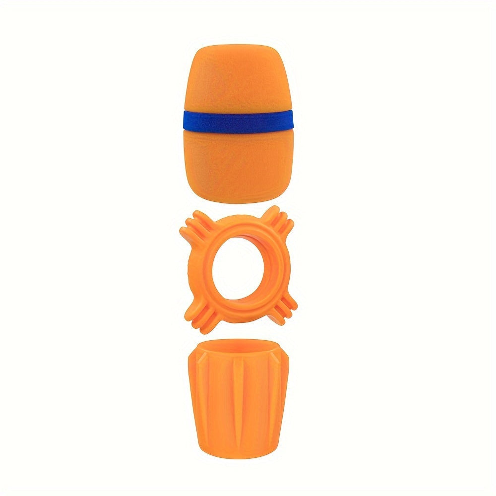 Juego de Accesorios de Protección para Micrófono de Mano de 3 Piezas - Protector de Viento de Espuma Colorida, Anillo de Silicona, Cubierta Anticaída para Micrófonos KTV, Paquete Multicolor