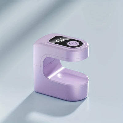 Linterna Portátil Mini para Uñas con Pantalla Digital, Secador de Gel Plástico Recargable USB, Ideal para Endurecer Uñas en Casa y Salón