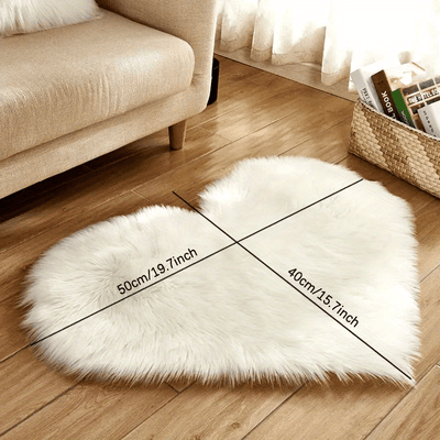 1pc, Alfombra De Área Esponjosa Alfombra De Sala De Estar En Forma De Corazón, Alfombra De Piso Interior Alfombra De Piso De Cocina Antideslizante, Alfombra De Cocina, Alfombra De Cocina, Decoración Del Hogar, Decoración De La Habitación