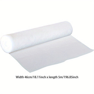 1 Rollo de tejido no tejido duradero de alta temperatura, filtro de grasa para cocina, fácil de instalar, absorbente de aceite reutilizable con diseño gris elegante, accesorio de cocina elegante, artículo de cocina duradero