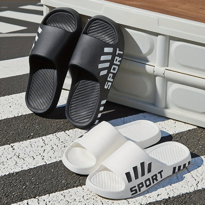Zapatillas de Hombre Sin Cordones Talla 46-47, Antideslizantes para Ducha Interior, Sandalias Deportivas Sencillas Estilo Pareja para Todas las Estaciones