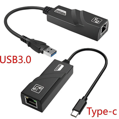 Adaptador Ethernet Gigabit USB 3.0 Plug-and-Play, tarjeta de red externa USB a RJ45, tarjeta de red externa para computadora USB 3.0, tarjeta Ethernet sin controladores de 1000M con puerto USB a RJ45