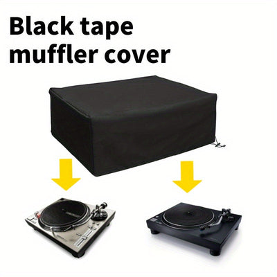 1pc Tapa de polvo para tocadiscos de vinilo retro - Protector de altavoz de tocadiscos impermeable para el hogar sin operación de batería