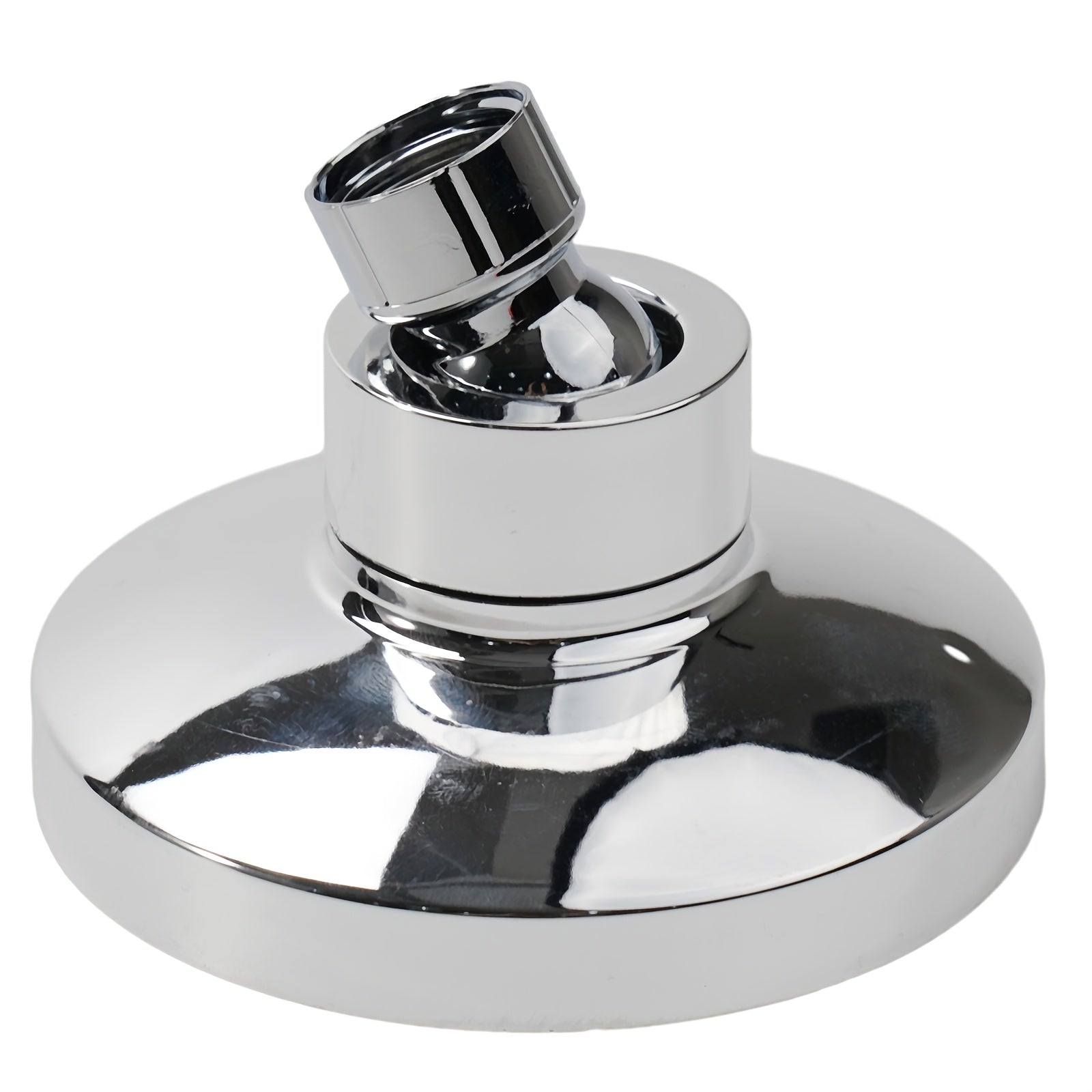 Cabezal de ducha ajustable de lluvia montado en la pared - Grifo de baño portátil giratorio de 360° con varios modos de aspersión, resina ABS duradera y acabado cromado para encierros de ducha modernos, boquilla de alta calidad, instalación sin taladro,