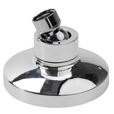 Cabezal de ducha ajustable de lluvia montado en la pared - Grifo de baño portátil giratorio de 360° con varios modos de aspersión, resina ABS duradera y acabado cromado para encierros de ducha modernos, boquilla de alta calidad, instalación sin taladro,