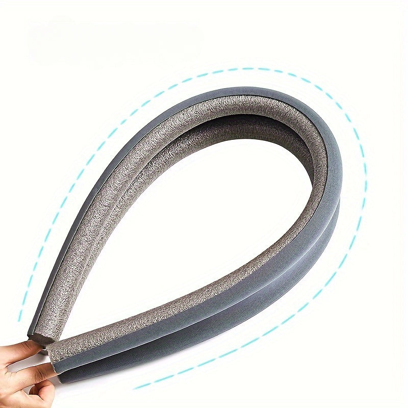 1pc de Tira de Sello Flexible No Adhesiva para la Parte Inferior de la Puerta, Protege las Puertas contra Arañazos y Daños.