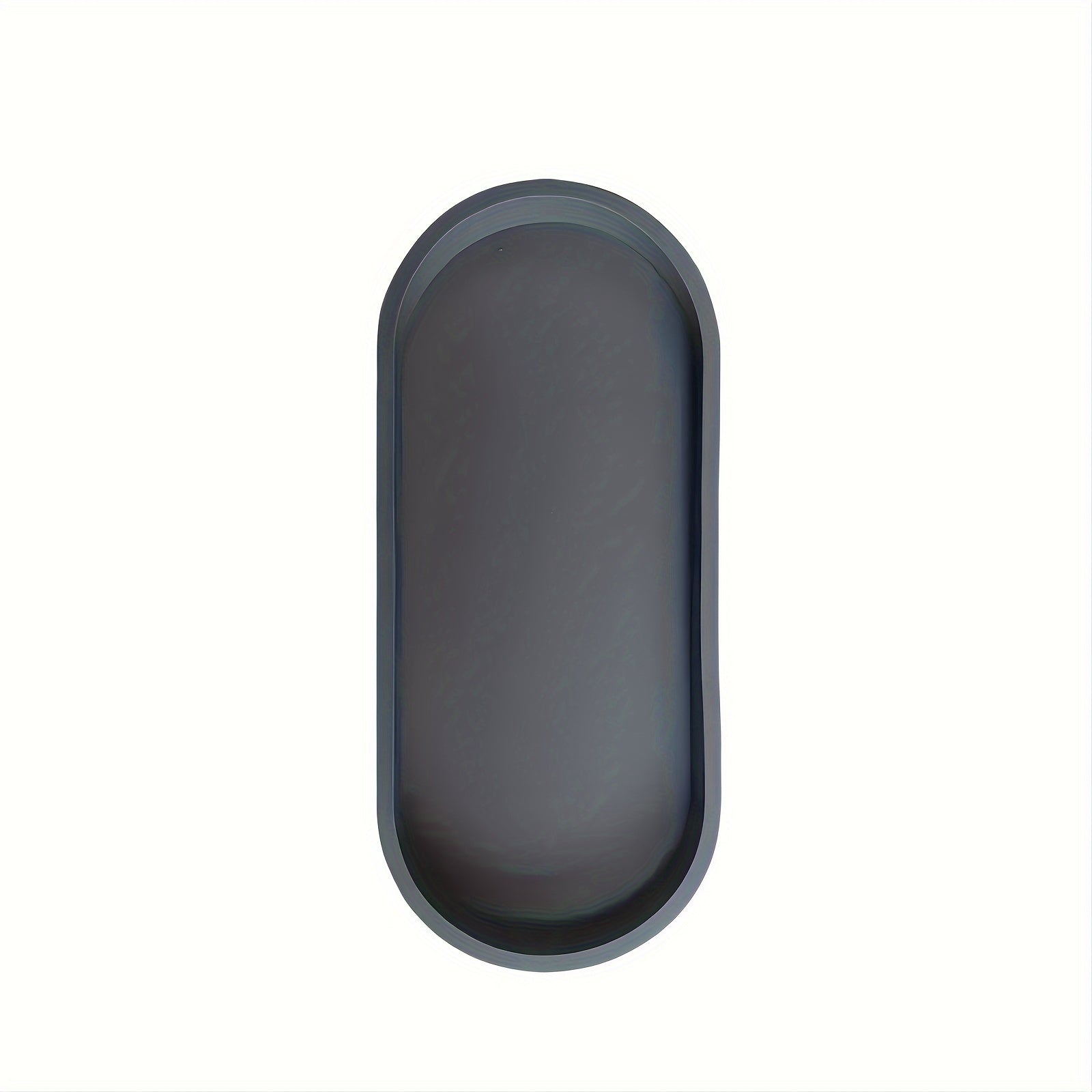 Bandeja de tocador elegante negra de silicón, organizador multifuncional para baño, ideal para exhibir artículos de aseo, perfumes y joyería, con diseños artísticos, accesorio para lavabo, construcción en silicón, decoración y accesorios para baño, bande