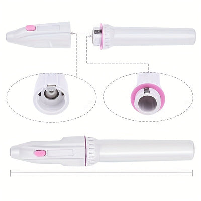 Juego Profesional de Taladro para Uñas 5 en 1 con 5 Cabezales de Molienda, Kit de Manicura para Uñas Suaves y Brillantes