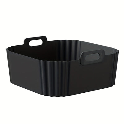 8,86 pulgadas de reutilizables, rectangulares, de silicona para freidor de aire, para Ninja AF140, AF141, AF180, AF181, Philips HD9270 y otros modelos - Antiadherente, resistente al calor, fácil limpieza, accesorio para hornear | Forma cuadrada | Silicon