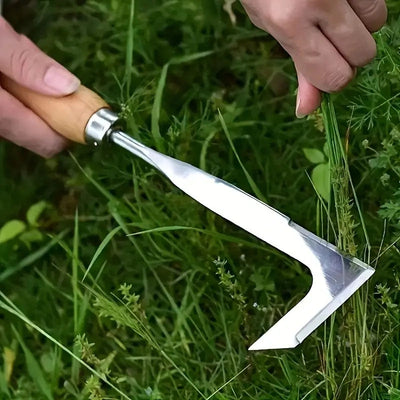 Juego de 2 instrumentos de desmalezamiento versátiles, diseñados para desmalezar y arrancar, dispositivo de desmalezamiento de grietas, cortadora de césped, excavadora de plantas salvajes, cortadora de jardín al aire libre, herramientas esenciales de jar