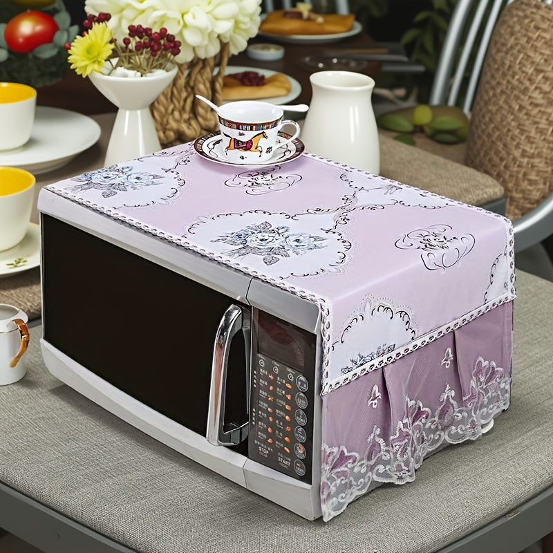Cubierta para Horno de Microondas Resistente al Calor de Poliéster - Protector Antipolvo para Electrodomésticos de Cocina, 35.56x99.06 cm