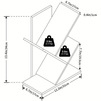 Estante de árbol DIY, estantería de suelo de 3 niveles, blanco, muebles decorativos modernos, organizador de ahorro de espacio, ideal para salón, dormitorio, oficina, estanterías de madera resistentes y duraderas, ensamblaje fácil, casas de jardín