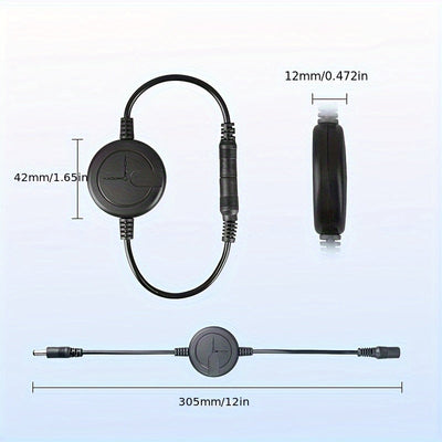 Dispositivo de interfaz DC5.5x2.1mm con cierre automático de 72 horas, controlador de temporizador de reinicio inteligente y línea de reinicio.