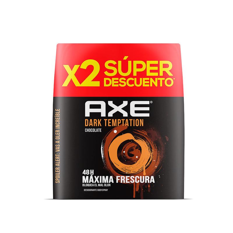 DESOD AXE 2U 300ML DARK TEMPTATION AERO