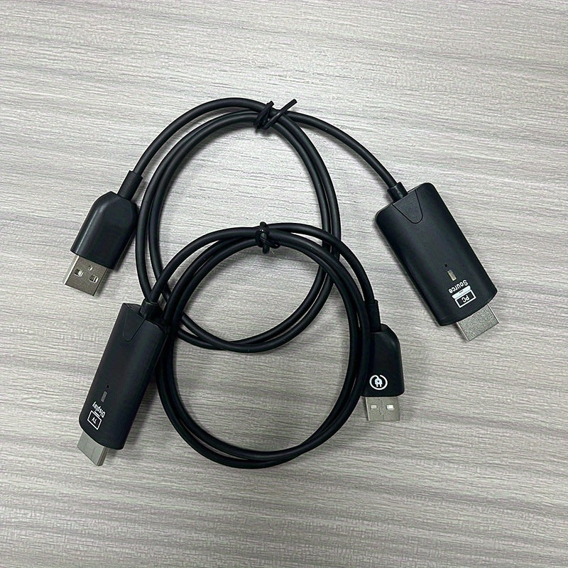 Kit Extensor sin varillas 5.8G/2.4G 1080P 30m Transmisor y Receptor HDTV 8TXs a 1RX, Adaptador de Pantalla para TV, Cámara, PC, Laptop, PS5/4, Monitor o Proyector con Baja Latencia Plug & Play