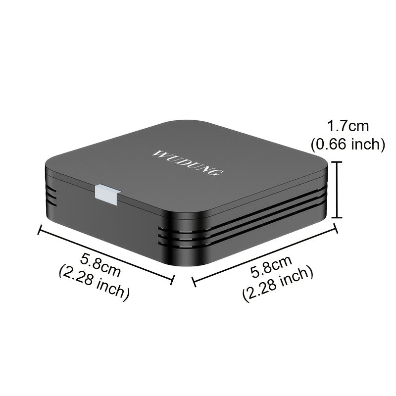 2025 Nueva Actualización WUDUNG W01 Smart Set-top Box Ultra Mini Android 10 Original TV BOX con Soporte para 4K Ultra HD WiFi, Procesador Allwinner H313 Quad-core, Reproductor Multimedia Interactivo Multipantalla, Ideal para Sala de Estar y Ver Partidos