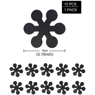 10 Uds pegatinas antideslizantes para bañera, pegatinas antideslizantes en forma de flor para baño, bañera, ducha, suelo, escaleras