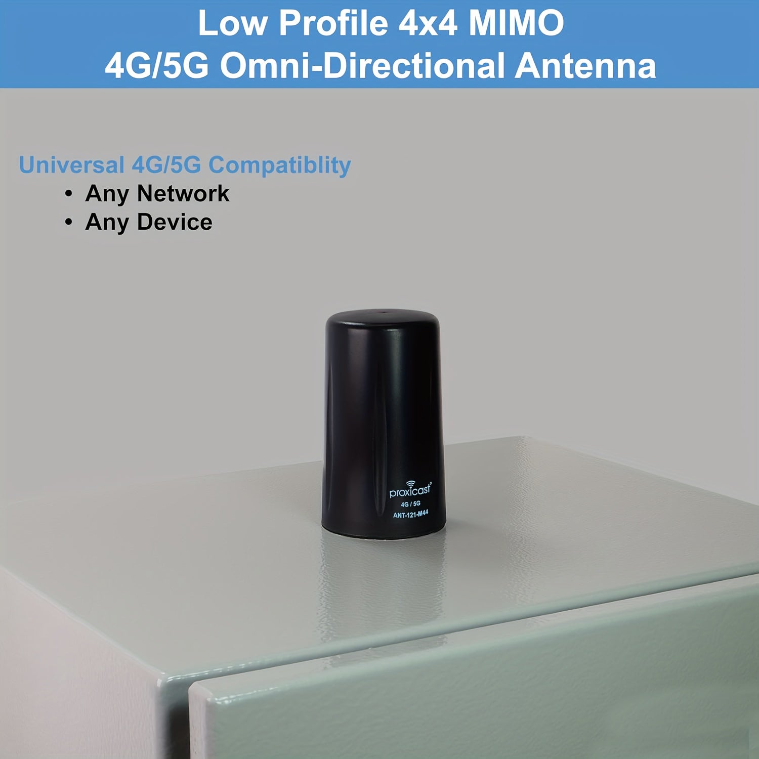 Antena MIMO 2x2 para 5G/ 4G/ LTE, para uso al aire libre, compatible con Verizon, AT&T, T-Mobile y Sprint. Ideal para ruteadores 4G LTE, puertas de enlace, módems celulares y cámaras de senderismo. Incluye cable coaxial de 10 pies, montaje en pared y con