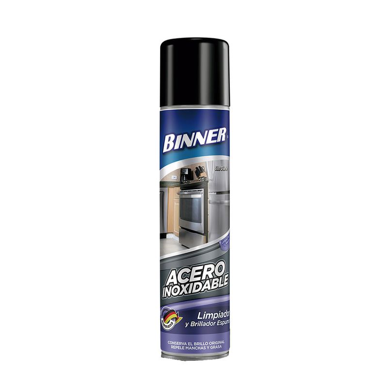 BRILLADOR BINNER 400ML PARA ACERO INOXID