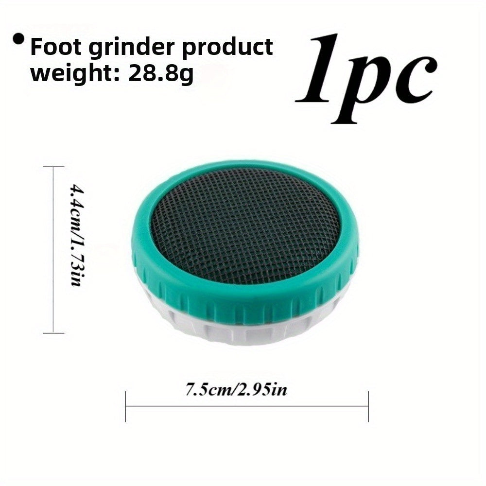 1 pieza, herramienta portátil para pulir y eliminar el pie - Esponja de dermabrasión sin alcohol con mango ergonómico, no necesita batería para pedicura, manicura, uso en casa - Fomenta una presión saludable y formación, accesorio para pedicura, herramie