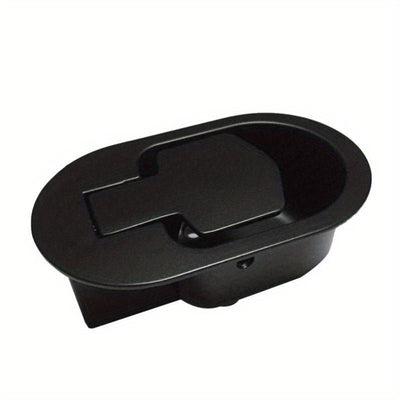 Asidero de asiento cromado redondo negro - Negro